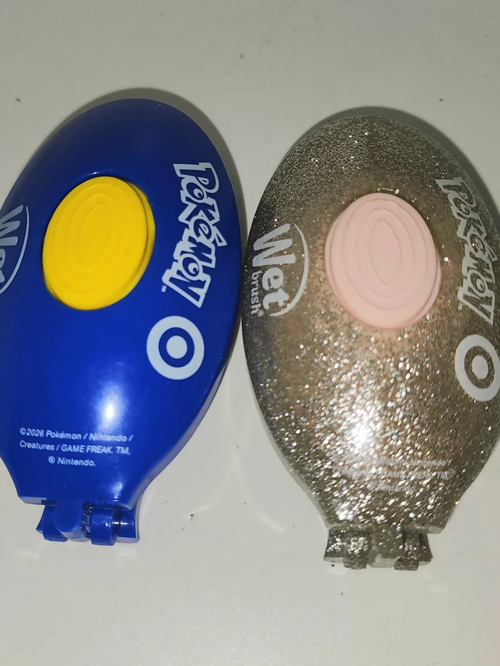 Pikachu & Jigglypuff Pokemon / Target edition Wet Brush folding hair brushes